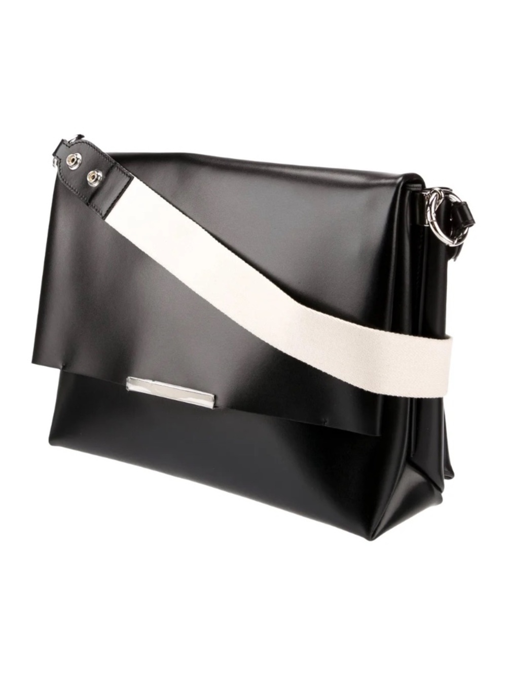 THEORY Fold Shoulder designer Leather Bag • minimalist shoulder + crossbody mint